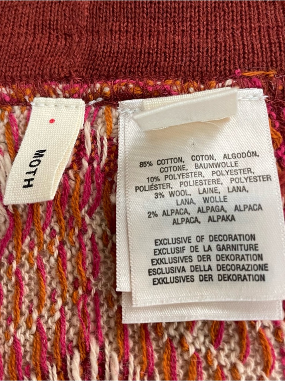 Anthropologie‎ Moth Durango Jacquard Boho Vest - Picture 11 of 15